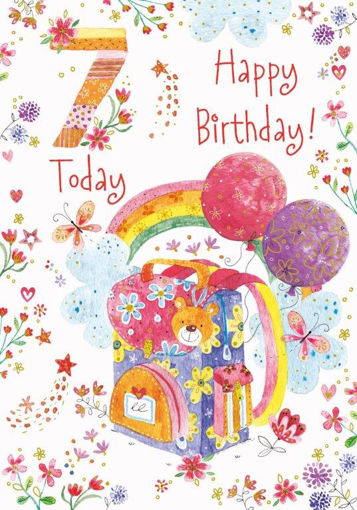Picture of 7 TODAY BIRTHDAY CARD